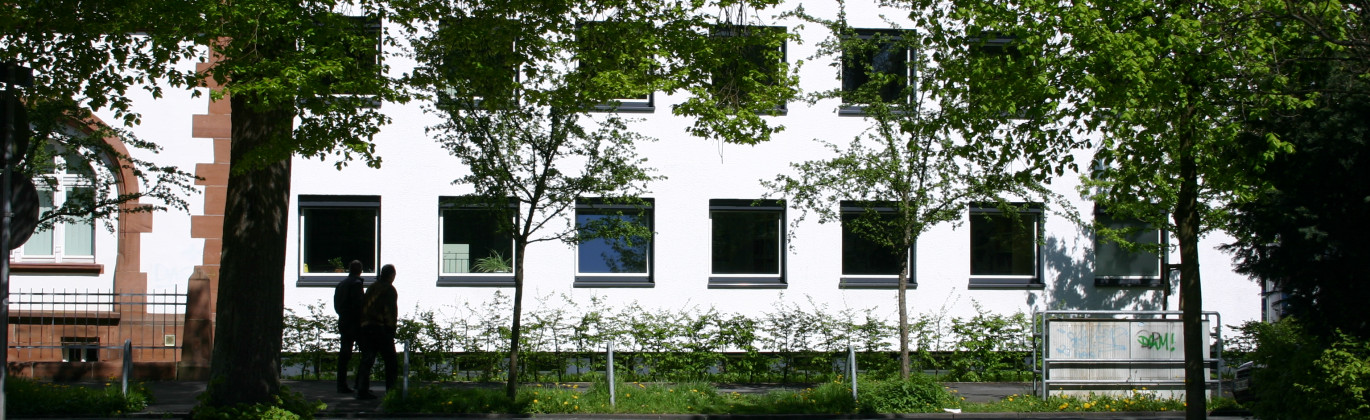 Ansicht Bibliotheksgebäude